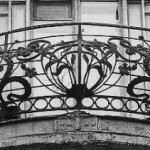 Кованный балкон в стиле руского модерна
