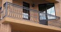 разные ограды балконов