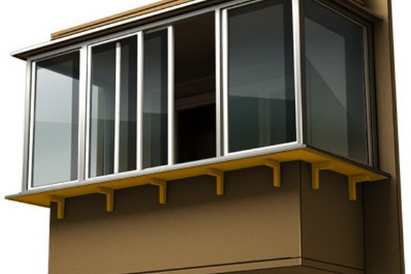 Остекление балконов и лоджий с выносом, выносное остекление под ключ | Окна Винтер