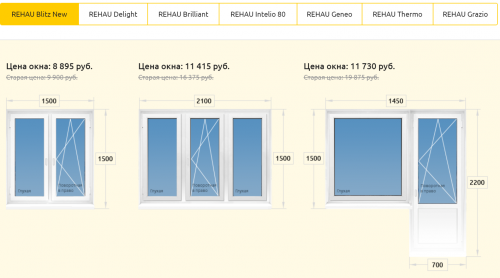 Первый оконные завод цены 