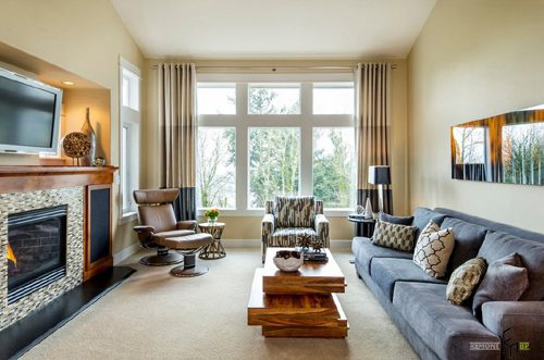 Как создать уютный интерьер гостиной с помощью дизайна окон
