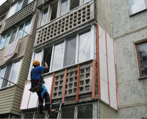 Как и чем утеплить балкон снаружи, технология утепления конструкции